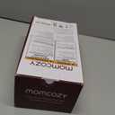 Momcozy Newborn Baby Carrier - Ergonomic, Cozy and Lightweight Carrier for 7-24lbs, Adjustable Neck Support with Sunshield, Breathable Airmesh Perfect for Summer Outing, Silver Grey