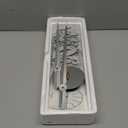 The Geeky Days Dentist Sign Giant DIY Large Wall Clock with Mirror Effect Wall Art Home Décor Frameless Big Time Clock Watch(Silver)