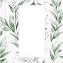 Boho Olive Green Eucalyptus Leaf 1 Gang Rocker/decorator Outlet Light Switch Wall Plate Cover Faceplate Decorative Switchplate Decorator Outlet Cover