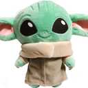 RONIAVL The Child Yoda Plush Toys Little Baby Yoda with Scarf Cotton Soft Onesie Stuffed Doll Toys Gift for Kids Children Birthday Movie Fan Collectionist 3 and Older (Scarf)