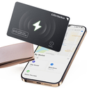 Ultrbeka UltraThin Wallet Tracker Card, Rechargeable 0.094in IP68 Waterproof Bluetooth Tracker for Wallets, Passport, Work with Apple Find My, Card Locator [Apple MFi Certified] iOS Only