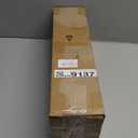 Warm Gold Curtain Rods for Windows 66 to 120 Adjustable Length Heavy Duty 1" Diameter Brass Window Curtain Rod with Solid Metal Finials for Outdoor Farmhouse Bedroom Kitchen Living Room