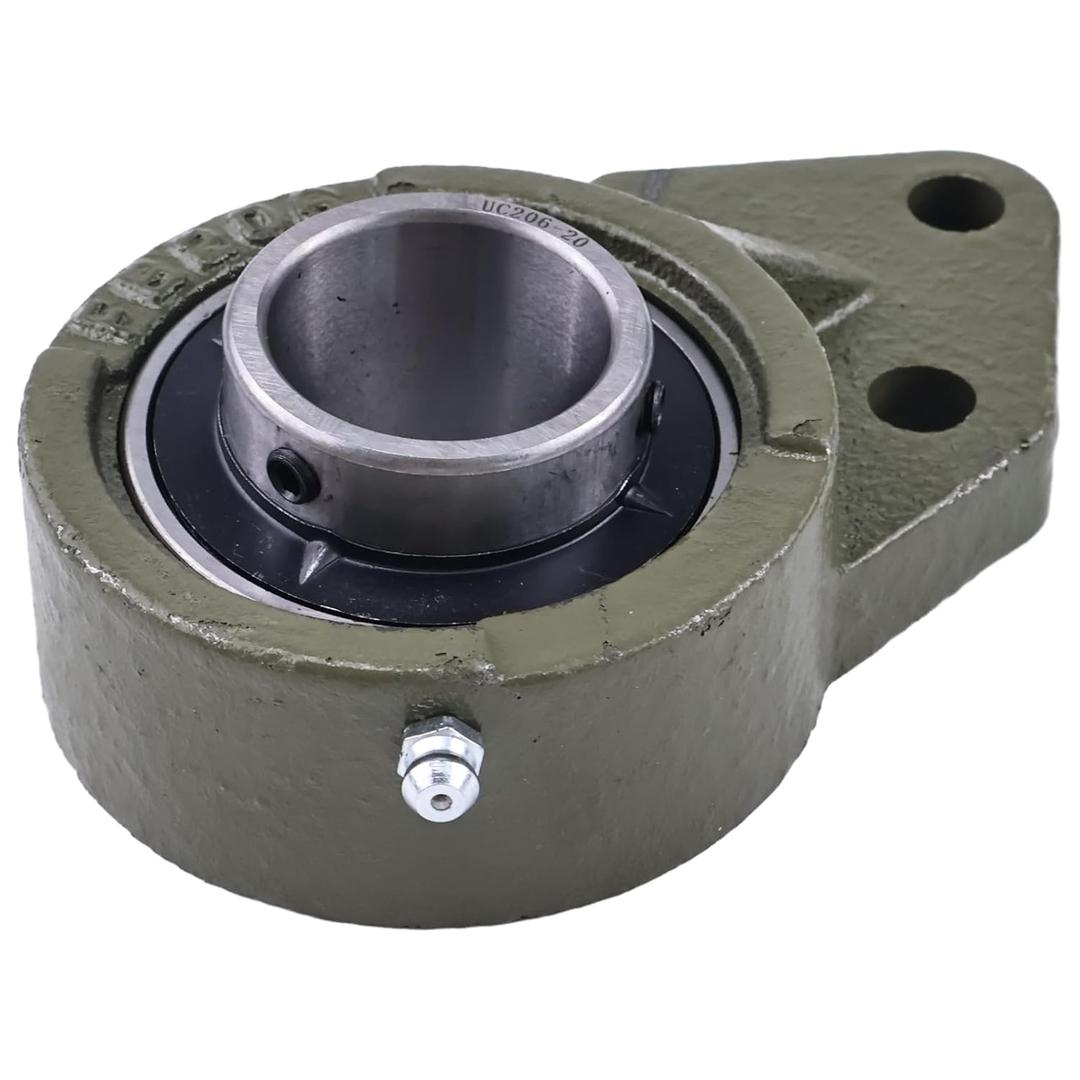 UCFB206-20 1-1/4" 3-Bolt Insert Bearing with 3-Bolt Bracket Flange