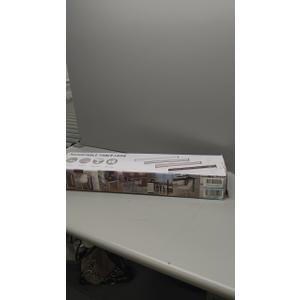 Shepherd Hardware 8572E 27-1/2-Inch Fixed Steel Furniture Legs for Desks and Tables, White - 2-Pack