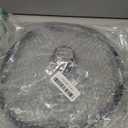 OEC Vented Splatter Guard Microwave Glass Cover for Food with Easy-Grip Handle, 12.5 inch (Inner Diameter 11.8), Food Grade Tempered Glass, BPA Free Silicone Rim with Steam Vent - Dishwasher Safe (Black)