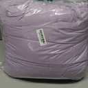 CozyLux Full Size Comforter Sets Lavender, 7 Pieces Bed in a Bag, Light Purple Comforter Full Size, All Season Bedding Sets with Stitch Quilted Comforter, Flat Sheet, Fitted Sheet, Pillowcases