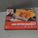 Air Fryer Basket for Oven, Air Fryer Basket and Stainless Steel Baking Tray Pant Oven Air Fryer Pan Rack for Cooking Baking Dishwasher and Broiling (13.1in" * 8.8in" & 12.9" * 9.6")