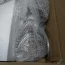 MELUCEE 2 Pack Pendant Lights Kitchen Island Brushed Nickel Adjustable Hanging Ceiling Lamp with Clear Glass Shade, Modern Glass Pendant Lights for Dining Table Hallway Living Room