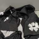 SHENHE Men's Summer Short Sleeve Floral Button Down Shirt Oversized Vacation Beach Top (XX-Large, Black)