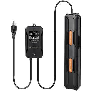 hygger Aquarium Heater, 100W/200W/300W/500W/800W Submersible Fish Tank Heater with Over-Temperature Protection and Automatic Power-Off Fish Heater with Digital Controller for Freshwater and Saltwater