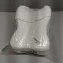 Knee Pillow for Side Sleepers,Leg Pillows for Sciatica,Knees,HIPS,Joints Between Legs,Back Pain Relief When Side Sleeping Spine Alignment Support for Knee Surgery Recovery,Removable Strap (Large, White)