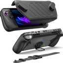 JSAUX PC0111 ModCase Compatible with ASUS ROG Ally X (2024), ROG Ally X Case with Detachable Front Shell, Include Protective Case, Face Cover, Metal Bracket and Strap - Basic Set