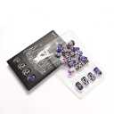 5 x Halloween Press on Nails Short Square Fake Nails with Spider Web Scary Pumpkin Face Glue on Nails Spider Glossy Acrylic Artificial Nails Full Cover Stick on Nails for Women 24 Pcs, (Mix Nails)