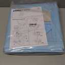 GRANNY SAYS Shoe Organizer for Closet, Fits up to 8 Pairs, 2 Pack Shoe Cubby Storage Containers with Side Mesh Pocket and Flip-Top Lids, Blue (Max Foot Length: 6")