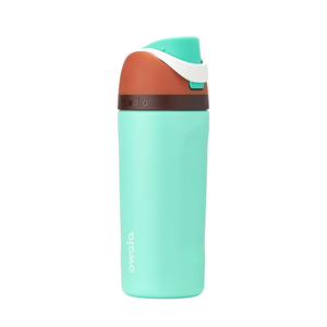 Owala Kids FreeSip Insulated Stainless Steel Water Bottle with Straw for Sports, Travel, and School BPA-Free Sports Water Bottle, 16 oz, Mint Chocolate
