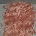 SAPPHIREWIGS 134 Pink Wavy Lace Front Wigs for Women Honey Pink Synthetic Lace Front Wig with Natural Hairline Heat Resistant Fiber Wig Party Cosplay Daily Halloween Use 24inch