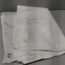 Flagolden Solid White Flag  6 Pack Nylon Small Blank Plain White Flags Heavy Duty DIY Flags to Create Your Own Custom Banner