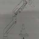 WALI Heavy Duty Single Monitor Arm for 17-49 Inch Flat Curved Ultrawide Screens, up to 33 Lbs, Adjustable Gas Spring Single Monitor Desk Mount for Home Office Gaming, VESA 75/100mm (GSM001XLN), Black