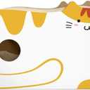 Cat Scratch Pads Recycled Corrugated Cardboard Cat Scratching Board Lounge Bed Cat Scratchers House, Yellow