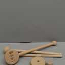 Baby Crib Mobile Arm Wooden Holder 30 inch Beech Hangers with Rotating Music Box Nursery Decor Attachment Safe Anti Slip Set