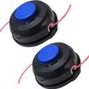 T25B String Trimmer Head for Husqvarna 220iL 320iL, T25B Trimmer Heads Replacement for Husqvarna 16-Inch Straight Shaft Electric Weed Eater, Model 320iL | M8 LH * 1.25 | 2Pack |