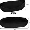 4PCS Window Basket Liners Fabric Liners Hanging Flower Box Liner Felt Trough Planter Insert Non-Woven Plant Liner Replacement for Garden Planters