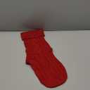 Personalized Christmas Stocking,18 Inches Knit Christmas Stockings,Knit Stockings Christmas,Large Size Cable Knitted Stocking for Gifts and Decorations for Home Festive Christmas Parties (Red)