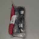 Label KINGDOM 18mm 0.7 Inch Laminated White Tape Replace for Brother Label Maker Tape TZe-241 Compatible with P Touch TZ TZe 3/4" Black on White TZE241 for PTD410 PT-D400 PT-D610BT PTD600, 3-Pack