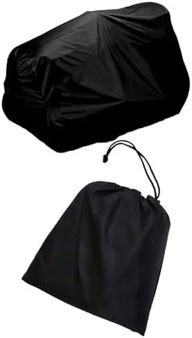 ADSFASF Outdoors Lawn Mower Cover Waterproof Tractor Cover Heavy Duty Universal Outdoor Riding Mower Cover for Garden Tractor, 183cmx137cmx117cm/943