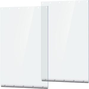 Ripeng 2 Pcs Dog Door Replacement Flaps 15 x 23.5 Inch Compatible with Dog Door Model DSRWSL, Fit Dogs up to 120 Lbs, Clear Flexible Weatherproof Pet Supplies Home Flap, Easy to Install