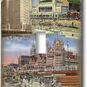 3dRose lsp_47335_1 Buildings Of Atlantic City, Vintage Single Toggle Switch