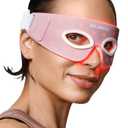 Solawave Eye Recovery Pro | FDA Cleared Red and Infrared Light Therapy for Under-Eye Wrinkles, Forehead Lines, 11s, Crow's Feet, Dark Circles | Anti-Aging Eye Mask with Hands-Free Light