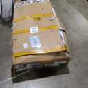 YITAHOME 10X12FT Hardtop Gazebo Double Roof Canopy Galvanized Iron Aluminum Frame Garden Tent Curtains Netting for Patios Backyards Decks Lawns (Brown)