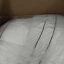ELNIDO QUEEN Goose Feather Down Fiber Pillows King Size Set of 2Luxury Hotel Collection Bed Pillows for Sleeping Down Surrounded Pillows 2 Pack, Soft  Fluffy for Side, Back Sleepers 20x36 in