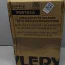 Pyle 800W Portable Bluetooth PA Speaker - 8 Subwoofer, LED Battery Indicator Lights w/ Built-in Rechargeable Battery, MP3/USB/SD Card Reader, and UHF Wireless Microphone - Pyle PSBT85A, Black