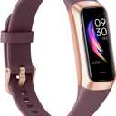 Moremore Fitness Tracker with 24/7 Heart Rate, Sleep Tracker, Blood Pressure, Stopwatch, Activity Tracker with 1.1" AMOLED Screen, Waterproof Step Tracker for Android iPhones Men Women