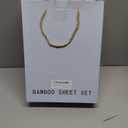 Shilucheng 100% Viscose Derived from Bamboo_ Sheets Queen Size 4Pcs - Ultra Cooling & Silky Soft Bed Sheets, 16" Deep Pocket, Perfect for Hot Sleepers, Hotel Bedding Sheets (Dark Grey)