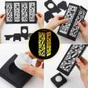 Rossesay 12 Pcs Graduation Table Centerpieces Boxes Class of 2026 Graduation Lanterns for Centerpieces with LED Candles Congrats Grad School College Photo Props for Party Table Decoration (Black)