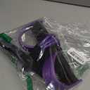 Resistance Bands with Handles, 6-Tube Elastic Foot Pedal Resistance Bands, Natural Rubber Ankle Puller Sit-up Exercise, Multifunction Fitness Band for Abdomen, Waist, Arm, Leg Stretching Training (Purple)