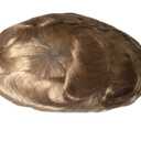 0.06-0.08mm Skin Men Toupee Hair Replacement Col#22R Remy Hair,8 * 10inch,#22R