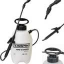 Chapin 16200 2-Gallon Made in USA Garden Pump Sprayer with Ergonomic Handle, Trigger Shut Off, Adjustable Cone Nozzle and in-Tank Filter, for Spraying Weeds, Insects, Fertilizers, Translucent White