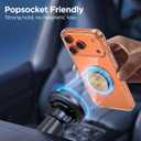 Miracase Car Phone Holder for Magsafe [Strong Magnets] Magnetic Phone Holders for Your Car, 360Adjustable Air Vent Hands Free Cell Phone Mount Cradle Fit iPhone 17-12 & All Speakerphones, Black