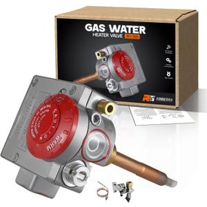 110-326 Gas Water Heater Valve, Natural Gas Water Heater Thermostat, Water Heater Gas Control Valve with 1-3/8" Shank,3-1/2" W.C
