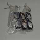 Eyekepper 4 Pack Ladies Reading Glasses - Stylish Oversized Square Readers for Women (4 Pairs Mix)