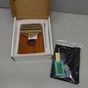 Kalimba Thumb Piano 17 Keys, Portable Mbira Finger Piano Gifts for Kids and Adults Beginners (Wood)