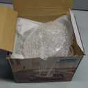 Clear Glass Simmer Pot for Stove Potpourri 1L/34OZ Heat-resistant Glass Saucepan with Cover Cookware Set Clear Cooking Pot with Lid and Handle for Potpourri, Pasta Noodle, Soup, Milk, Baby Food