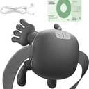 Nooydio Neck Massager, Neck and Back Massager with Heat & 4D Kneading, Shiatsu Deep Tissue Wireless Massager for Shoulder Cervical Pain Relief, Portable Rechargeable for Home Office (Black)