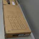 SONGMICS Dresser for Bedroom, Chest of Drawers, TV Stand, Steel, MDF, 7 Non-Woven Fabric Drawers, Storage Organizer Unit, Closet, Entryway, Ink Black and Ebony Black ULGS323B01S