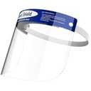 Universal Safety Face Shield 4 Pack, All-Round Protection Cap with Clear Wide Visor Spitting Anti-Fog Lens, Lightweight Transparent Shield with Adjustable Elastic Band for Men Women