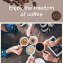 Reusable Coffee Capsule Lids for Original Nespresso Pods Vertuoline, Food Grade Silicone Caps for Any Sizes of Reusable Nespresso Refillable Capsule with Scoop and Brush (Black)